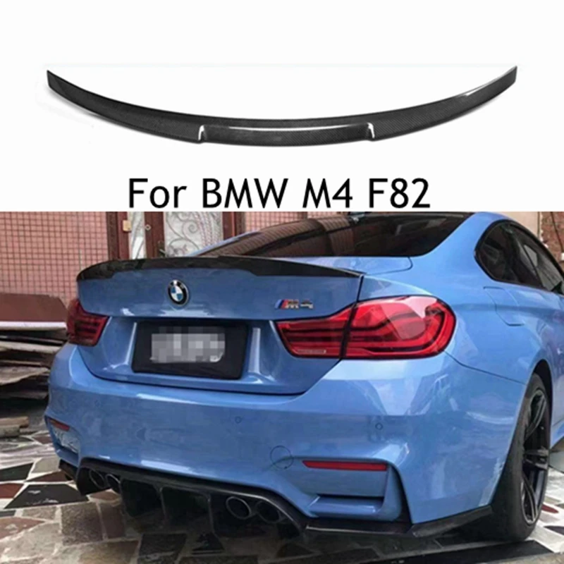 

FOR BMW M4 F82 PSM/M/M4/3D/CS Style Carbon Fiber Rear Spoiler Trunk Wing 2014-2020