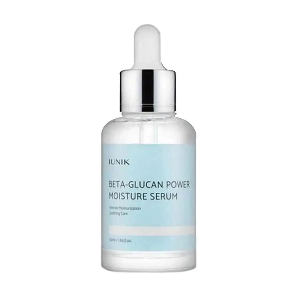 IUNIK Beta-Glucan Vegan Serum Głęboko Nawilżające, Ujędrniające, Poprawiające Koloryt, Redukujące Zmarszczki, Delikatna Pielęgnacja Skóry