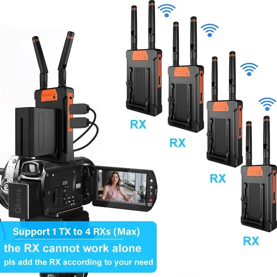 200m Wireless HDMI Extender Video Transmitter Receiver for