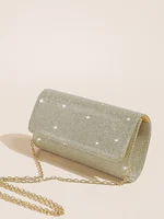 Glitter Evening Bag Clutch Purses for Women Ladies Sparkling Party Handbag Wedding Bag - Image 4