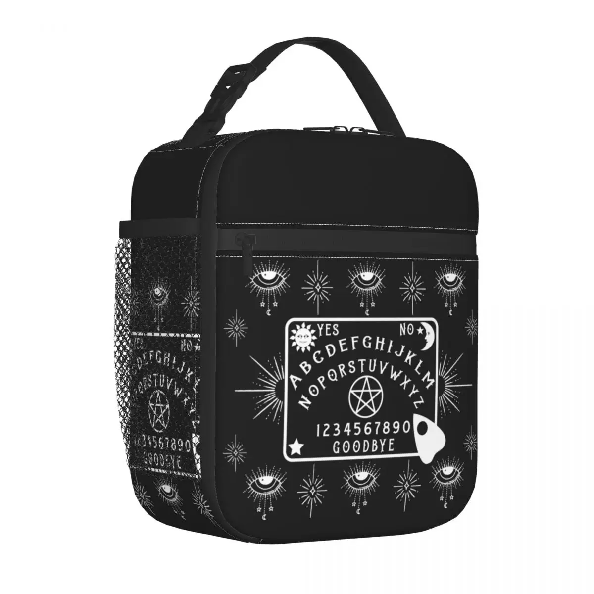 

Mystical Spirit Board Lunch Bag For Unisex Halloween Witch Custom Lunch Box Office Cooler Bag Portable Thermal Tote Handbags