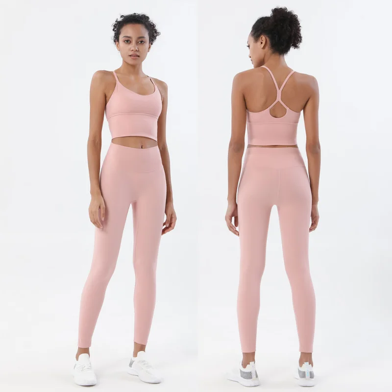 Sports Set Women Sports Bra and Leggings Two Piece Set for Gym Fitness Yoga Jogging WorkOut Naked Feeling High Elastic