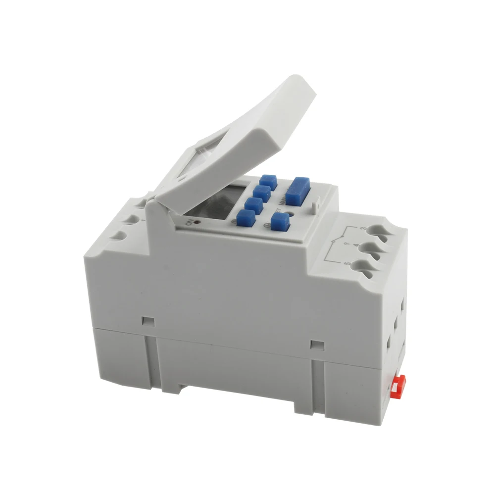 New Type Din Rail Weekly 7 Days Programmable Digital LCD 25(16)A Power TIME SWITCH Relay Timer Control AC 220V Lock electronic 4