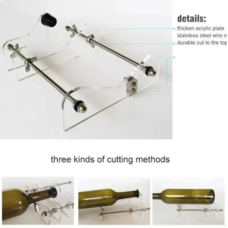 Adjustable Glass Bottle Cutting Tool Glass Bottle Cutter Tool Red Wine Wine Cutting Rack Diy Cutter glass cutter tile glass cutter bottle cutter
