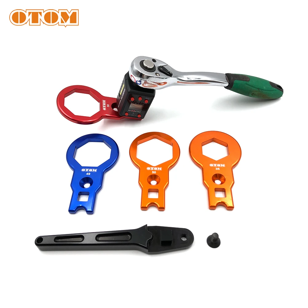 Motorcycle Fork Cap Wrench Set - Aluminum Tools For SHOWA, KYB, WP Suspension Service