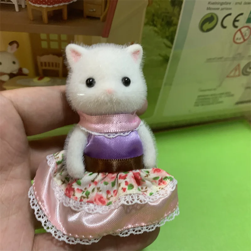 ternurinesAuthentic Japanese senbell family play house toy doll animal doll mini decoration Cross dress H15