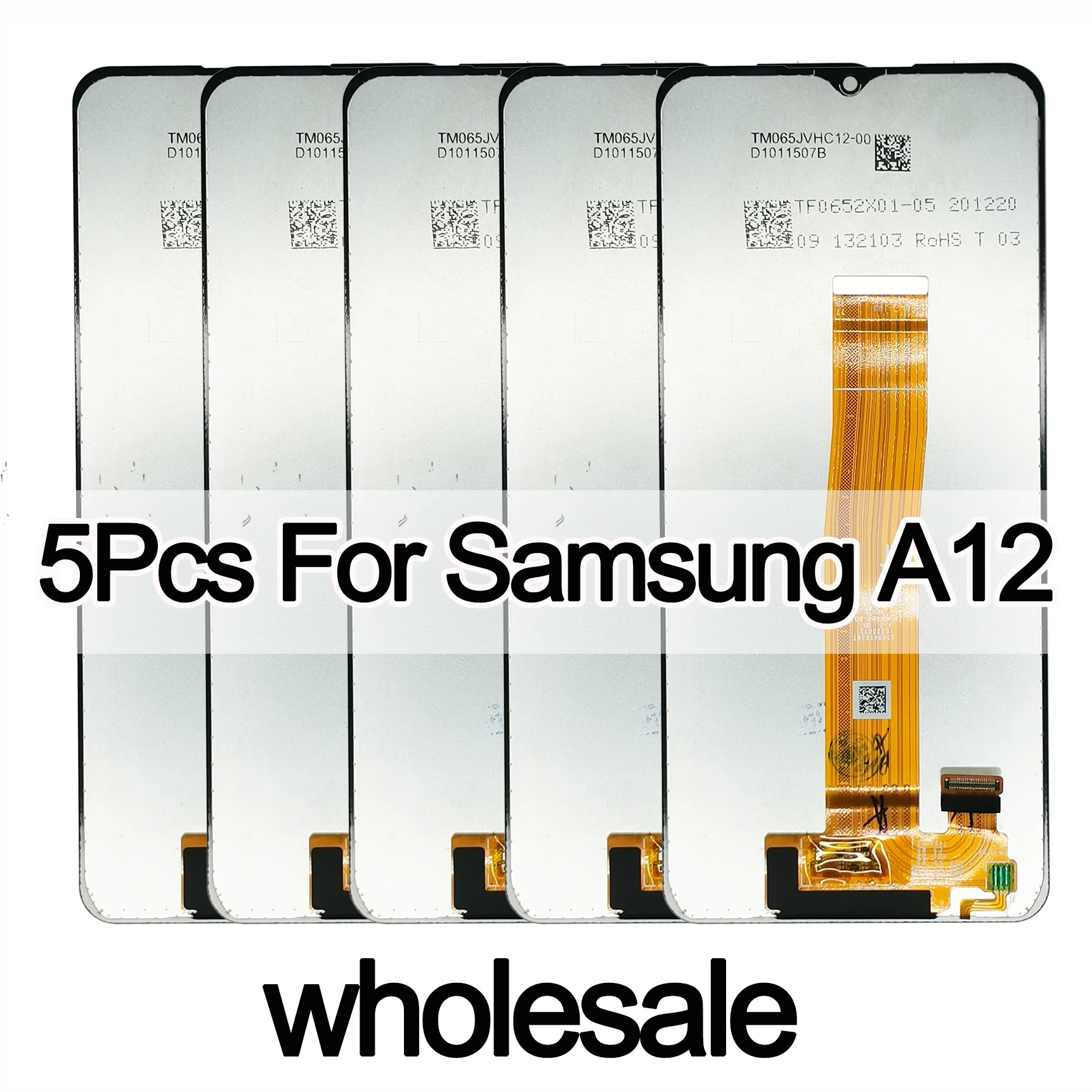 5 шт./партия, сенсорный ЖК-экран для Samsung Galaxy A12 A125F