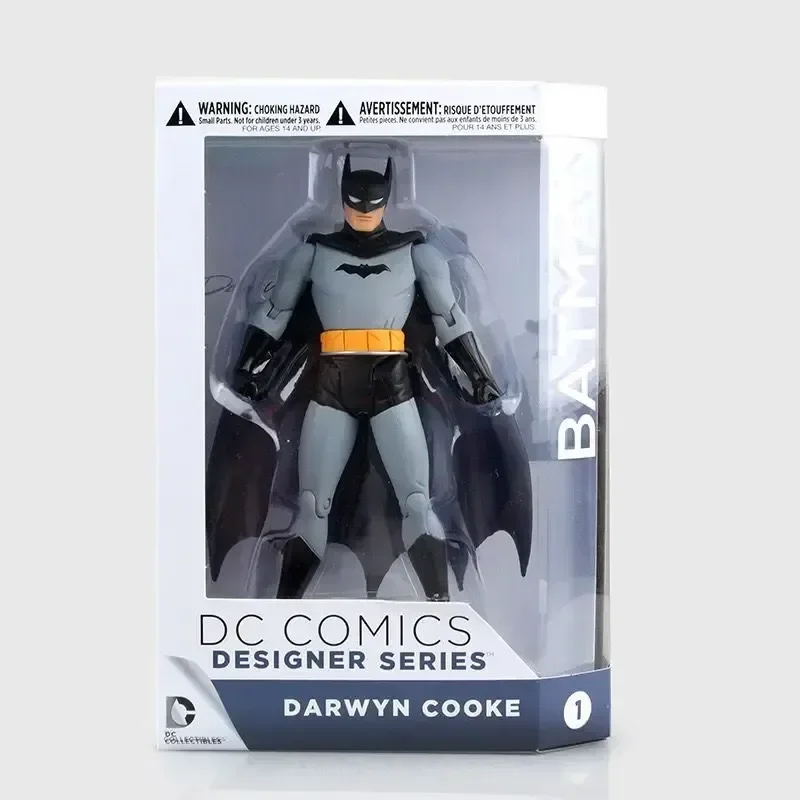 Фото Dc Hottoys Dcc серия Дарвин Кук первого поколения Бэтмен 16 см ПВХ Аниме фигурки коллекционные украшения Рождественский подарок оптовая продажа №2