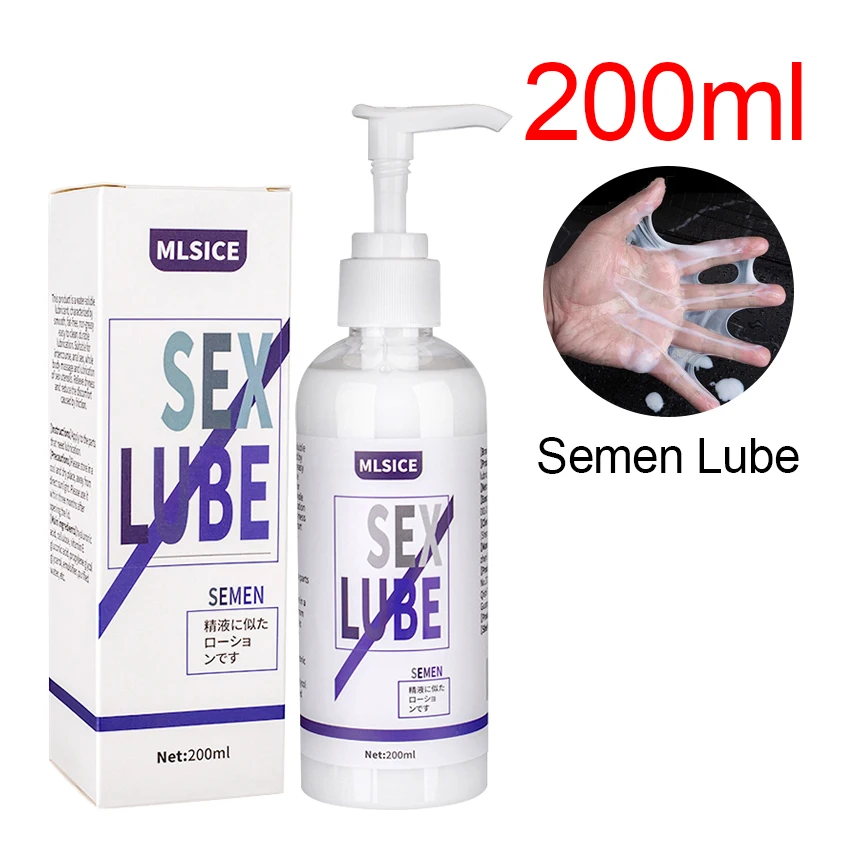 Japan Adult Sex Semen Lube Anal Vagina Water Based Sperm Lubricant Intimate Penis Gel Cream Sex Games Shop For Couple Products