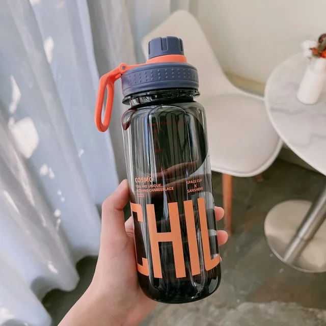 NEW Large Capacity Water Bottle Gym Fitness Drinking Bottle Outdoor Camping Climbing Hiking Sports Shaker Bottles Fashion Kettle 4