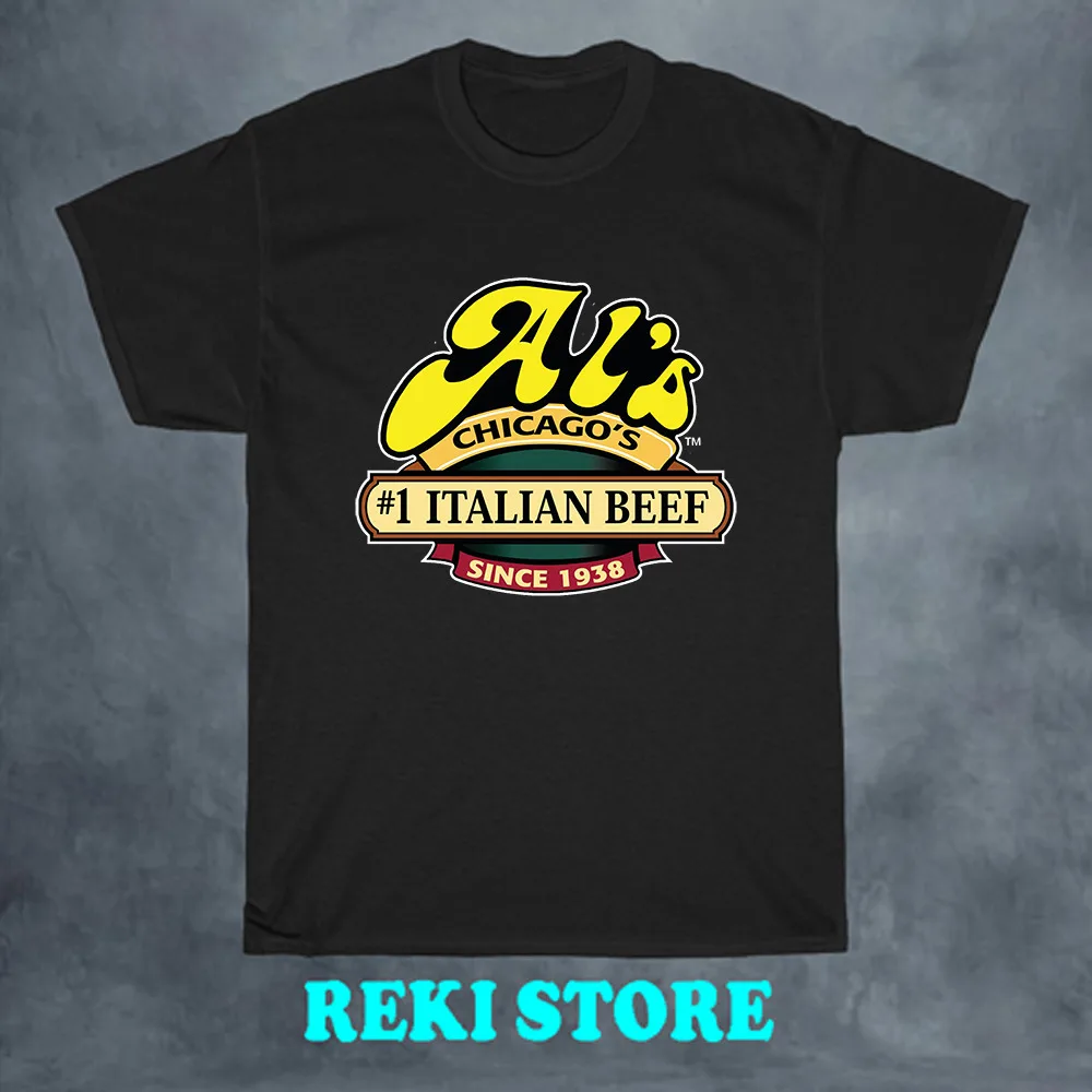 

Als Italian Beef Restaurant Men's Black T-shirt Size S-5XL
