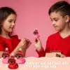 24 /72Pcs Valentine's Day Mini Rubber Duck , Valentine Rubber Duck in Bulk Bath Toys for Kids Valentines Classroom Gift Exchange 2