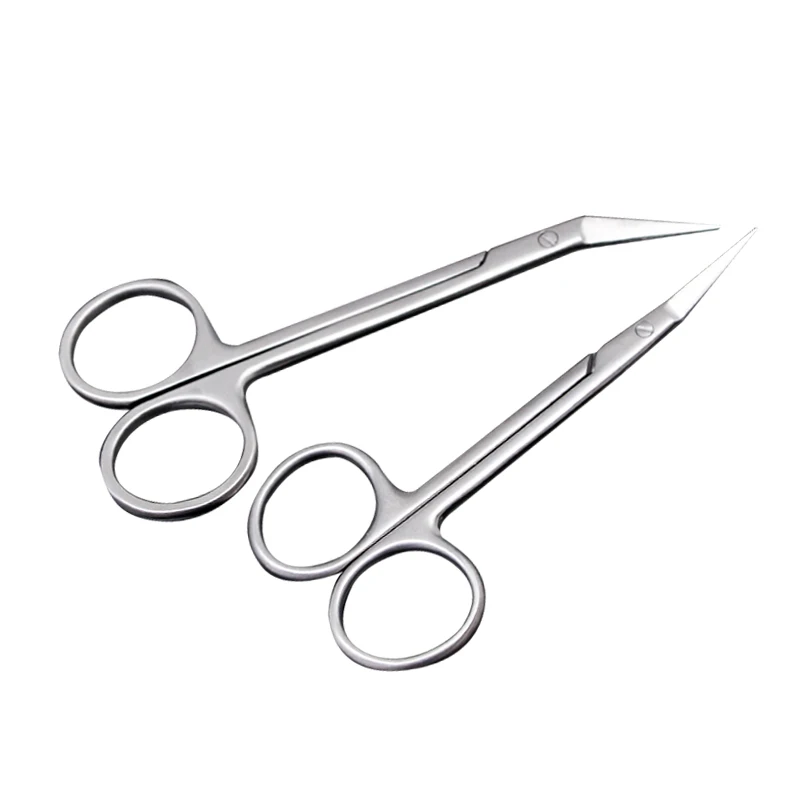 Stainless steel nose septum bird's beak scissors frog's beak scissors with teeth