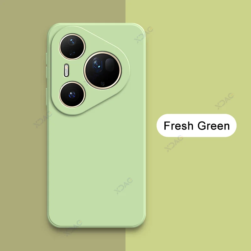 Premium Liquid Silicone Armor Case - Luxury Soft Square Design with Advanced Lens Protection