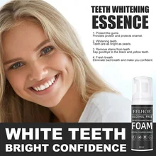 

Oil Teeth Whitening Foam Essence Alcohol-free Safe Non-irritating Deep Cleaning White Toothpaste Foam for Home