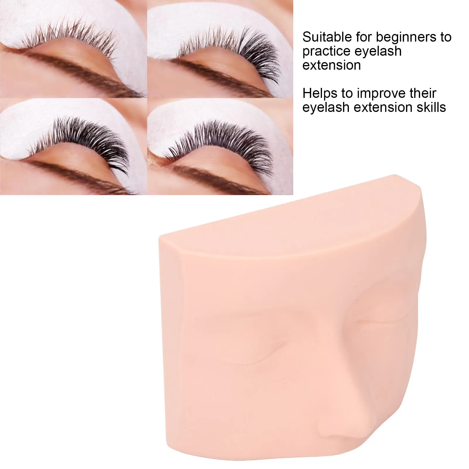 Eyelash Extension Practice Head 2