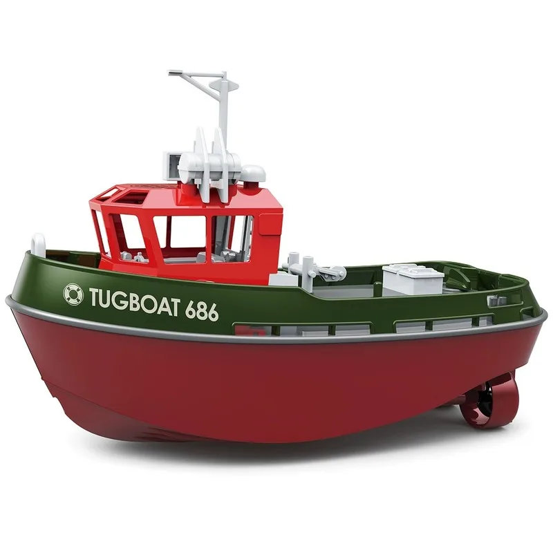 Bateau RC 686R Haute Vitesse Étanche 2.4GHz - Jaune