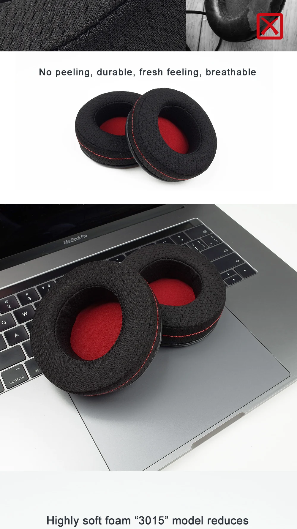 Earphone pads For XIBERIA K5 T19 replacement Earpads headphones Mesh cloth Memory Covers Sponge Soft Protein Accessories