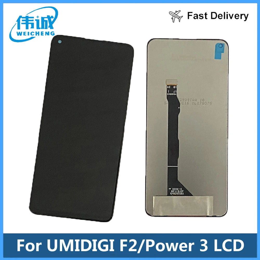 

ЖК-дисплей 6,53 дюйма для UMIDIGI F2/Power 3 + сенсорный экран в сборе, замена протестирована для UMIDIGI F2/Power 3, ЖК-сенсорный экран