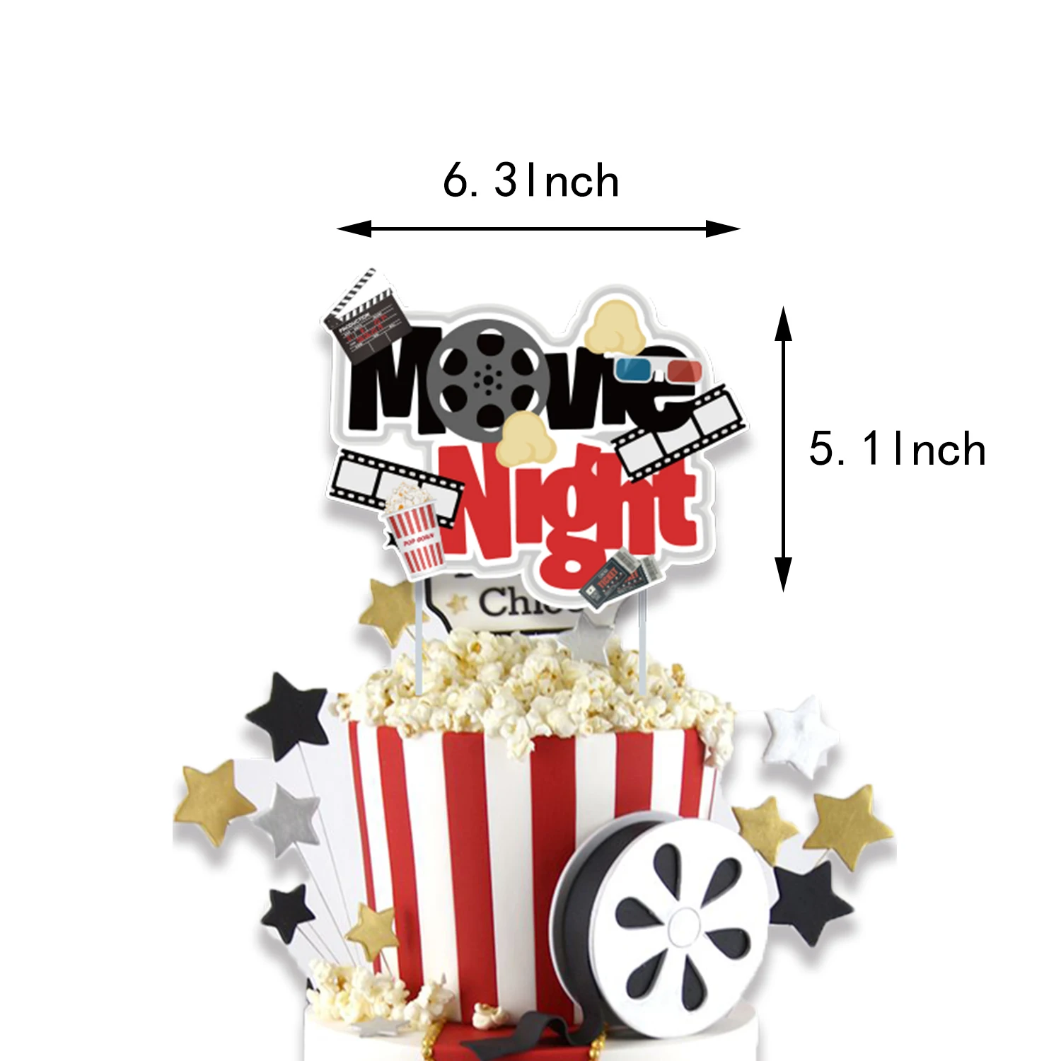 Description Picture 2 of itemMovie Night Balloon Decoration Birthday Party/Disco Hip Hop Party/Halloween/Christmas/Celebration/Valentine's Day Supplies Favor