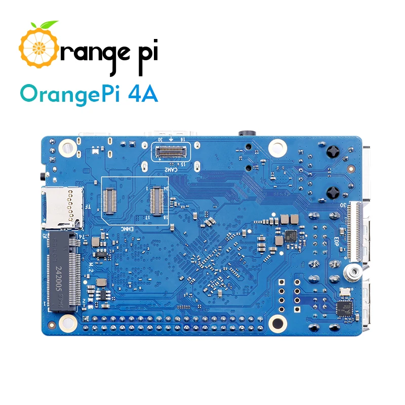 Single Board Computer Orange Pi 4A 4GB RAM Single Board Computer Allwinner T527 RISC-V Co-processor WiFi+BT5.0 BLE M2 NVMe SSD 2TOPS NPU Mini PC