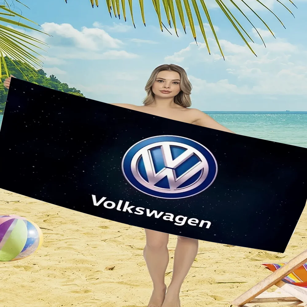 Volkswagen Logo Christmas Towels Bathroom Beach Towel Robe Bathing Towels Adults Bathrobe Girl Bath Towel Large Size Spa Anime 6