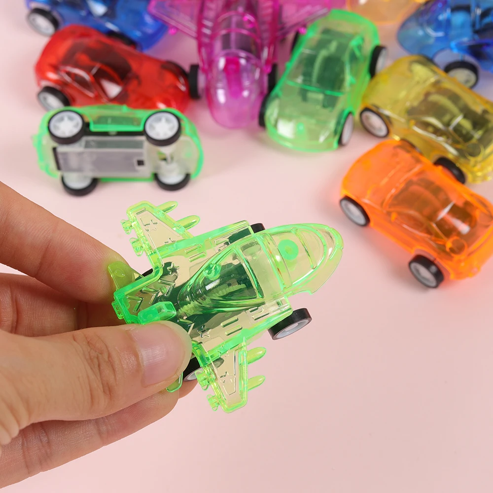 Mini Pull Back Cars Plane Toys Kids Birthday Party Favors Baby Shower Giveaways Party Pinata Fillers Treat Goody Bag 10Pcs Party Toys Toy Gift Filler