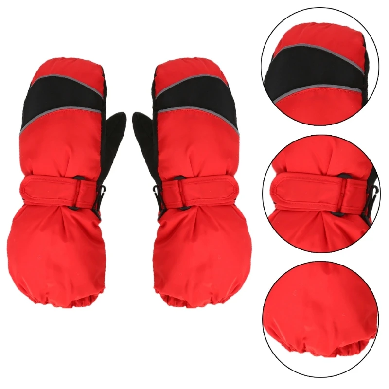 Breathable Sports Gloves Non-slip Kids Fingerless Mittens for 4-8T Boys & Girls