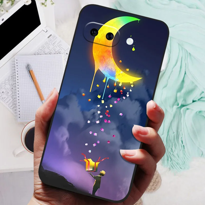 Cartoon Silicone Back Cover Phone Case - Soft Bumper Coque