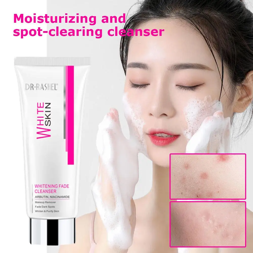 

80ML Arbutin Niacinamide Face Wash Whitening Fade Dark Cleansing Cleanser Remover Cleanser Deep Spot Face Makeup U6Z0