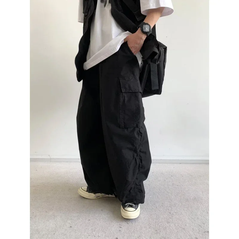 【BOHEMIAN SEOUL】(UNISEX) POUCH POCKET CARGO WIDE PANTS bohemian seoul (UNISEX) POUCH POCKET CARGO WIDE PANTS