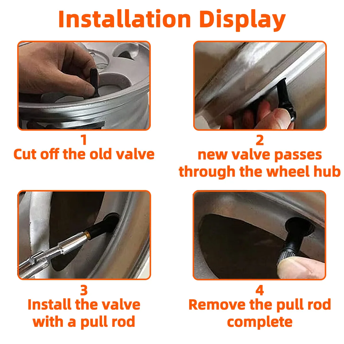 10PCS 타이어 밸브 스템 TR412/TR413/TR414/TR415 먼지 커버 포함 자동차 튜브리스 타이어 밸브 검정색 고무 스냅온 타이어 밸브 스템