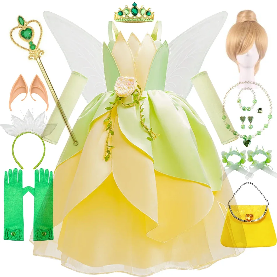 Ragazze Tiana Dress Carnival Tiana Dress Up Dresses