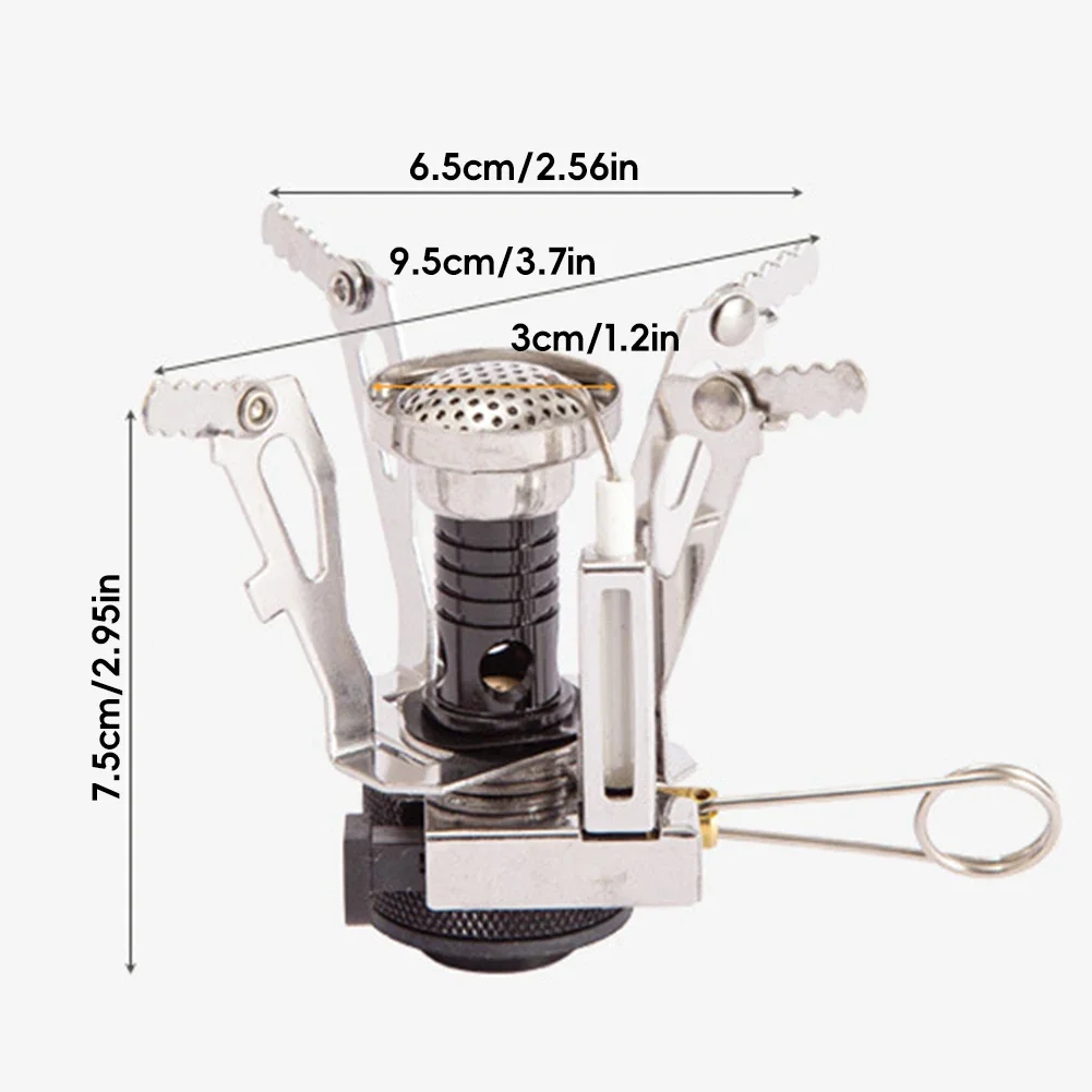 Portable Camping One-piece Gas Stove Heater Tourist Burner Foldable Outdoor Picnic Kitchen Equipment Supplies Survival Furnace