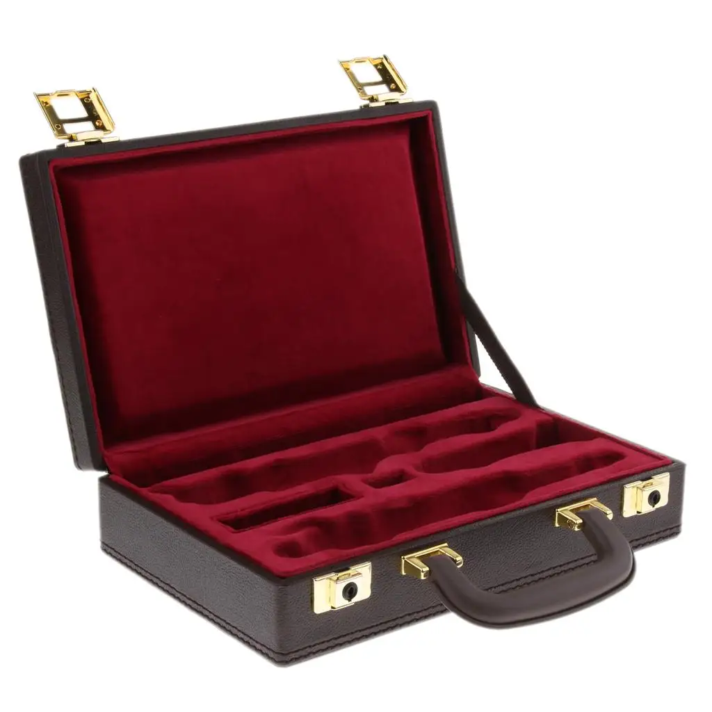 High end Maple Wood Oboe Carrying Bag Case Brown Woodwind Instrument