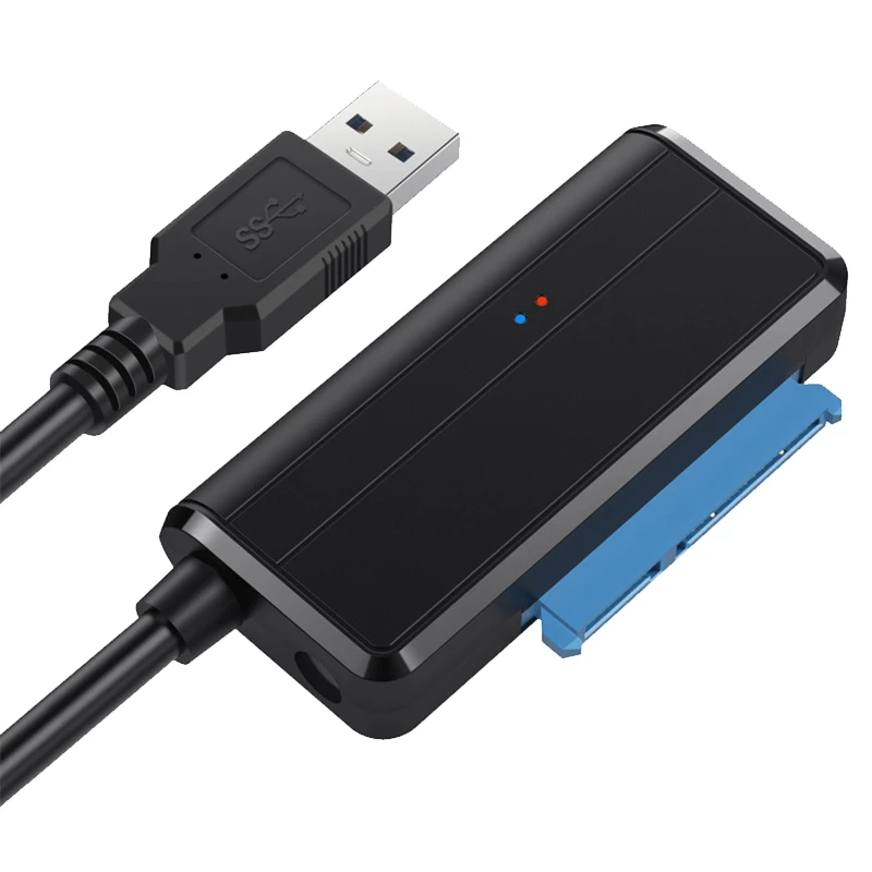 

T38 HDD Adapter Cable USB To SATA 5Gbps 2.5/3.5 Inch Compatible Hard Disk Data Cable USB 3.0 Hard Disk Adapter