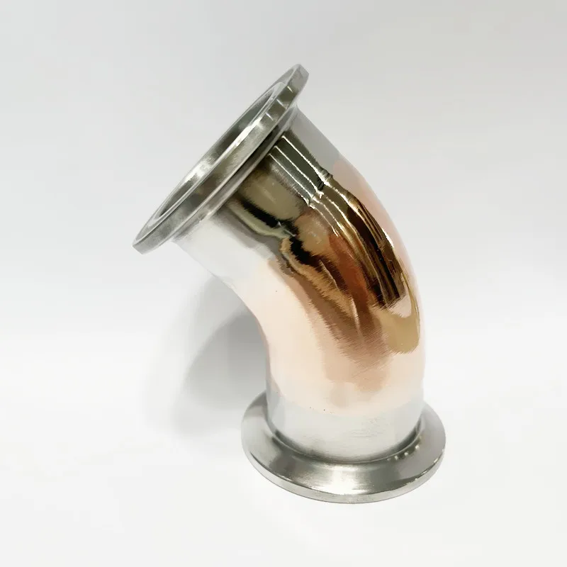 가정용 양조 증류 위스키용 구리 위생 엘보, 1.5 인치 (38mm) OD50.5 mm ,45 도 구리 파이프