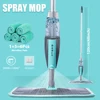 Magic Floor Cleaning Sweeper Brooms With Microfiber Pads 360° Rotation Flat Spray Floor Mop Broom For Cleaning Home Spin Mop 1