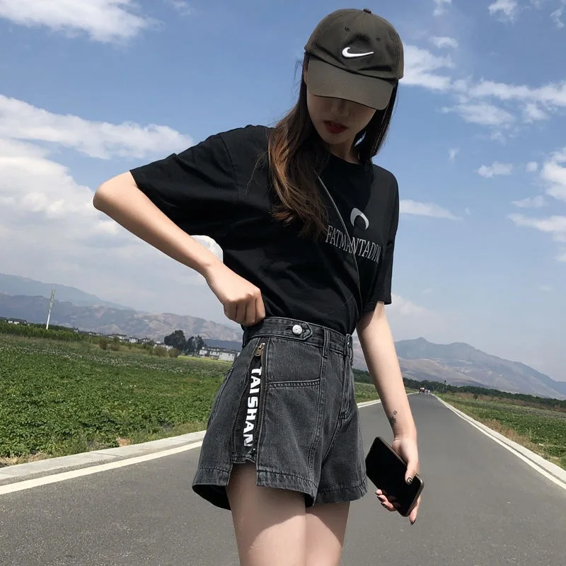High Tailored Shorts for Women, Waist Shorts, Low Rise Jeans, Korean Style, Summer Outfits, Zenity Store, New, 2023