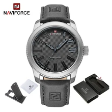  NAVIFORCE Popular Male Wristwatch Military Sports Shockproof Waterproof Leather Watch Men Fashion Casual Clock Relogio Masculino 