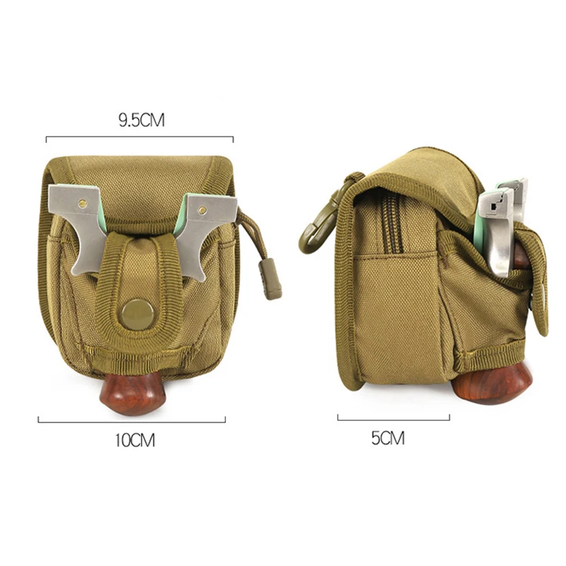Slingshot Bag Outdoor Sports Steel Ball Package Nylon Back Through The Belt Durable Without Deformation For Hunting Paintball