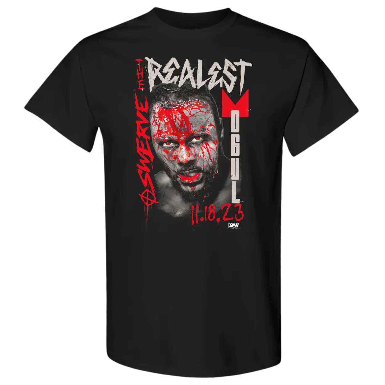 Swerve Strickland-T-Shirt Ufficiale Aew Dead End