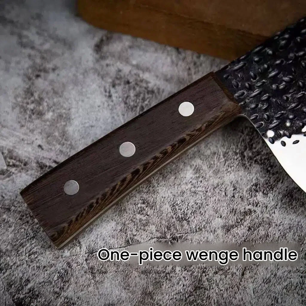 Handmade Forged Kitchen Knife Meat Chopping Cleaver Chinese Chef Knife 5CR15 Stainless Steel Machete Kitchen Essentials