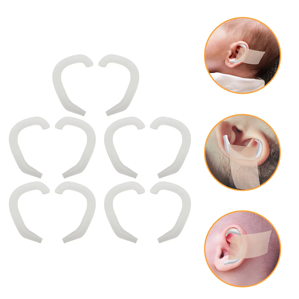  Parche de corrección de oreja de bebé, corrector estético de  oreja de bebé recién nacido, adhesivo de parche de oreja sobresaliente,  corrección de oreja de gel de silicona : Bebés