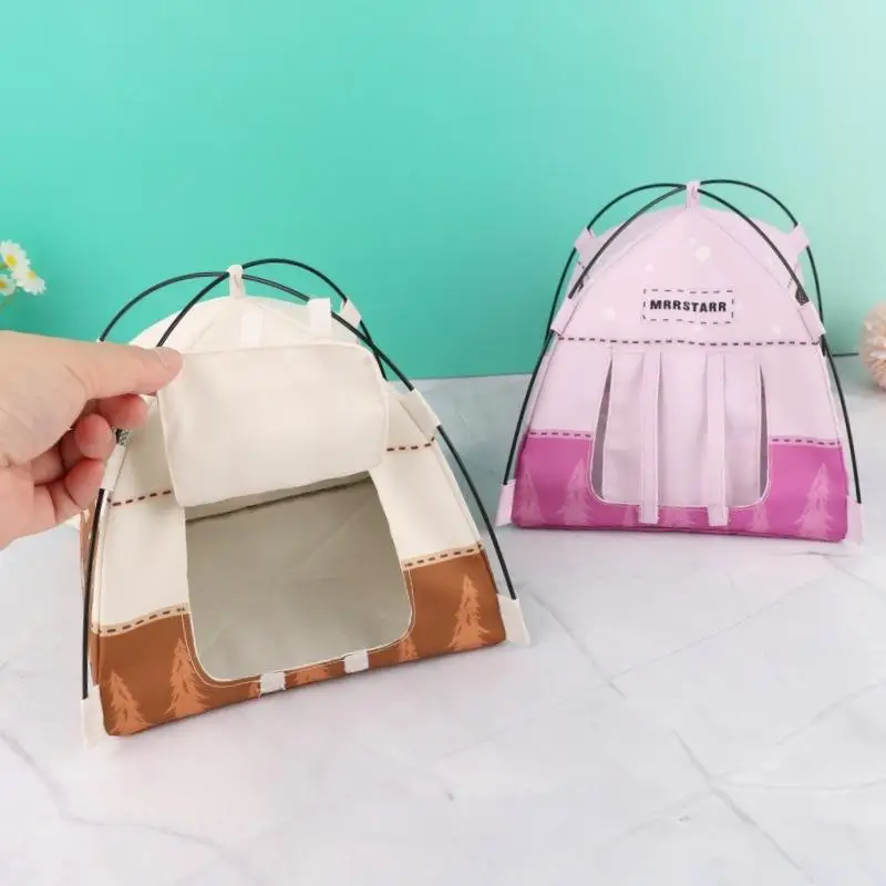 1 Set Miniature Simulated Outdoor Tent Ornament 1:12 Scale Dollhouse Camping Tent Model Decoration DIY Accessories Photo Props