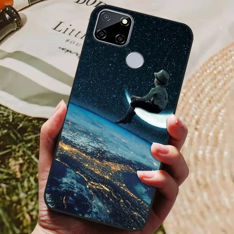 Premium Silicone Back Cover – Artistic Design for Enhanced Grip and Protection