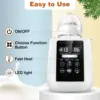 Baby Bottle Warmer & Sterilizer 24 hour 6-in-1Multifuntion Breast Milk Warmer Accurate Temperature Control Baby Bottle Heater 3