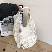 Long Tassels Women handbag Fashion Shoulder Bags for ladies hand bag Soft PU leather casual hobos Crossbody bag female Tote