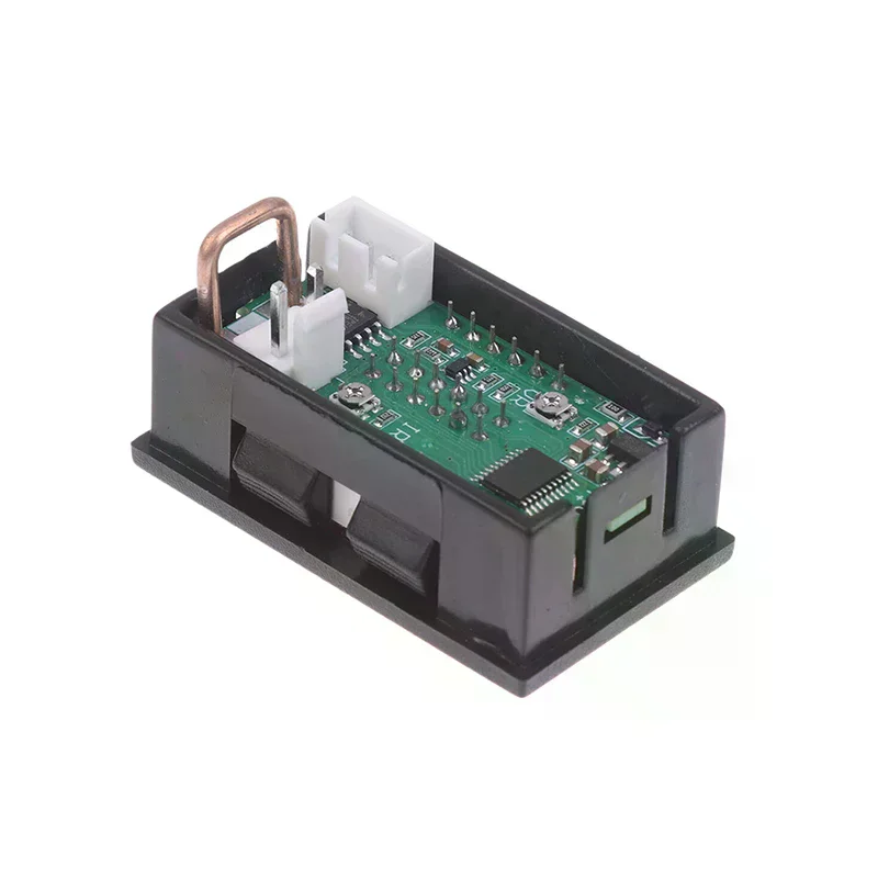 48*28mm 4자리 5선 미니 디지털 전압계 전류계 DC 100V 10A 전압계 전류계 듀얼 LED 디스플레이 광범위한 응용 분야