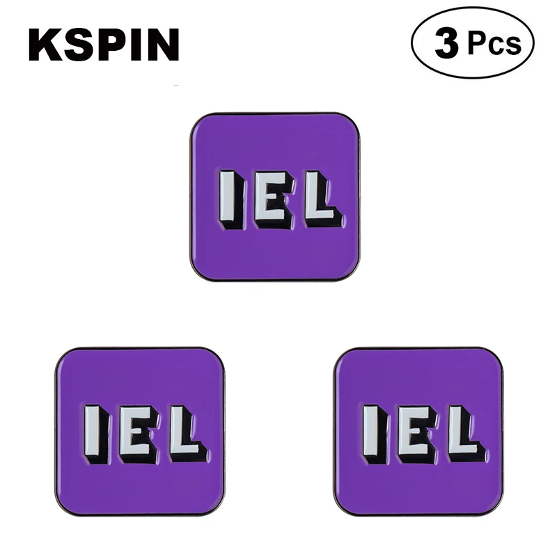 

IEL Lapel Pins Badges Brooches 3pcs a lot